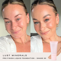 Pro Liquid 05 - For Medium skin tones has a beige undertone