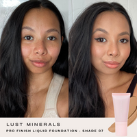 Pro Liquid 07 - For Tan skin tones, has golden undertone.