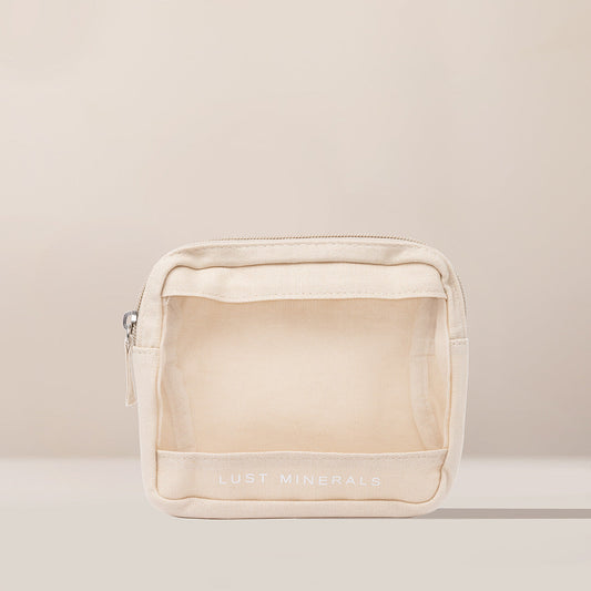 Beige Beauty Bag