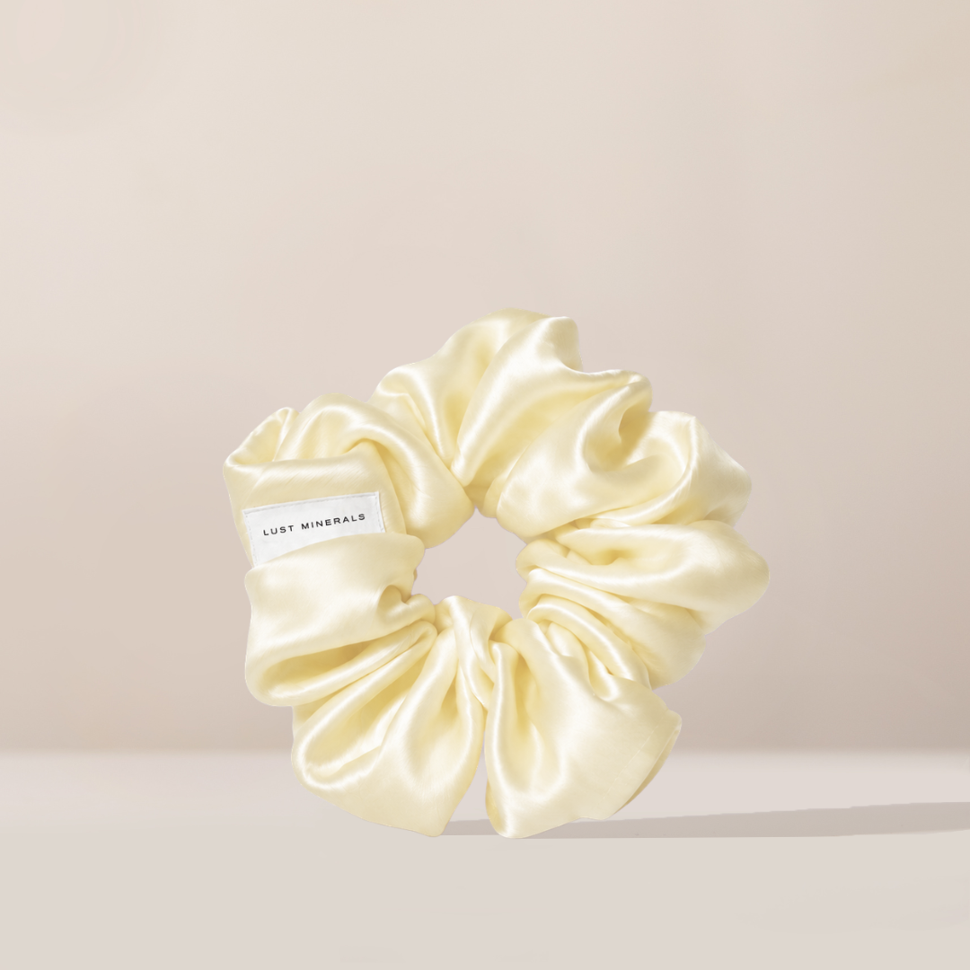 Silk Cream Scrunchie - OFFER